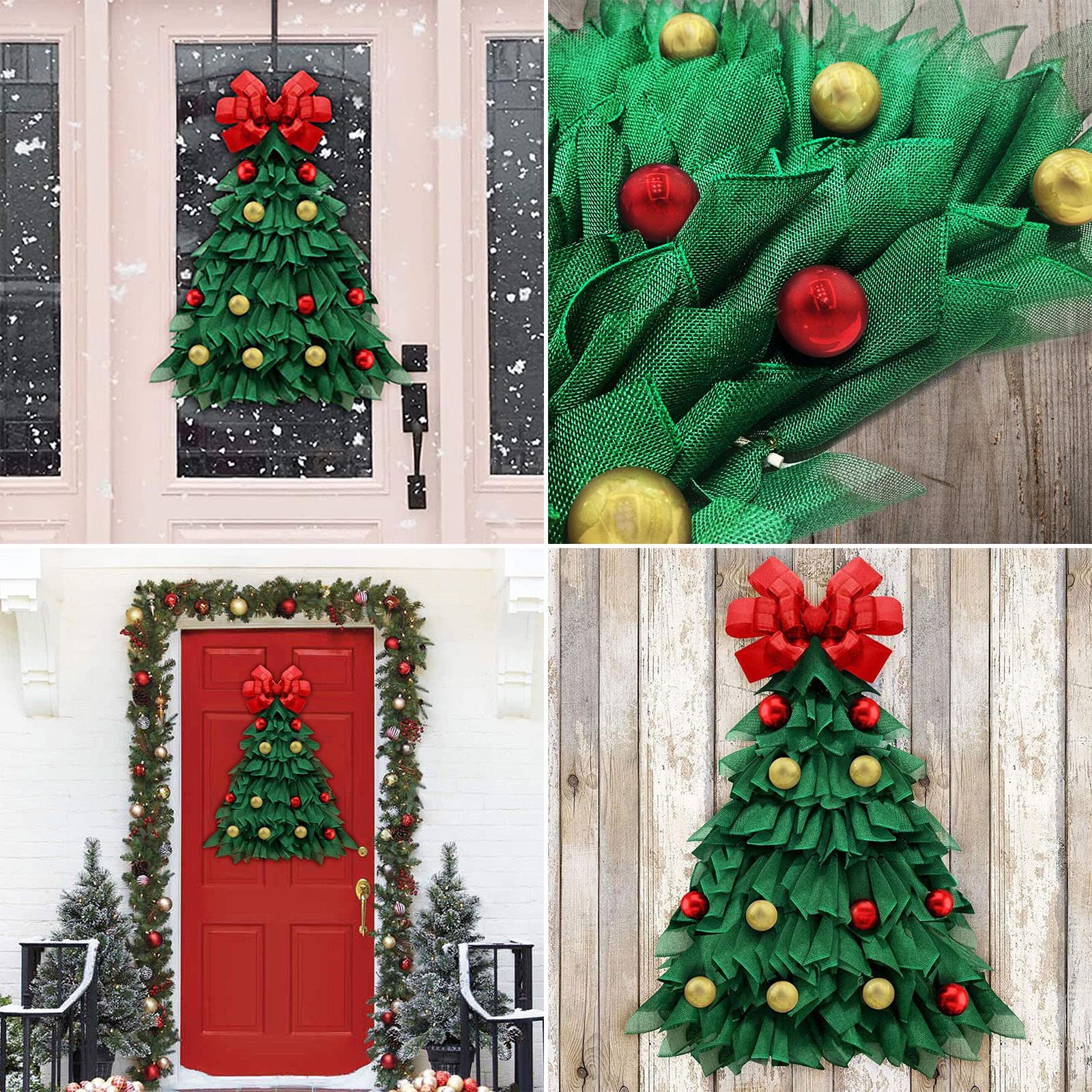 Amazon.co.jp: Ochine 24インチ クリスマスツリーリース